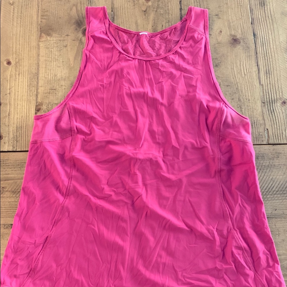 Lululemon Coral open Back Tank